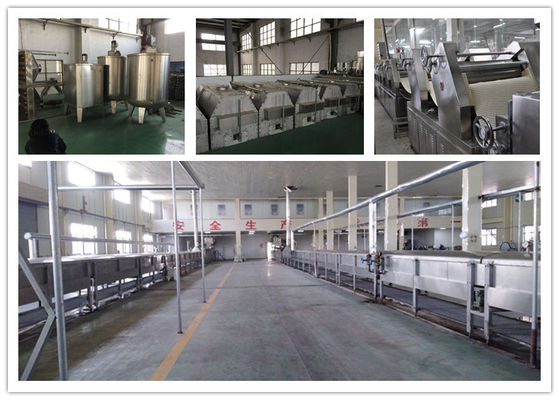 China Die Splitter-volle automatische Nudel, die Maschine herstellt, die Herstellung des Weizen-/Mais-Mehls zu zeichnen, briet Noddle fournisseur