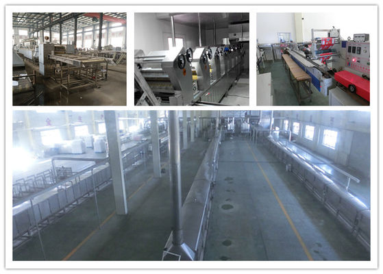 China Weniger Voraussetzungs-sofortige Nudel, welche die Maschine, automatische Nudel-Maschine braten herstellt fournisseur