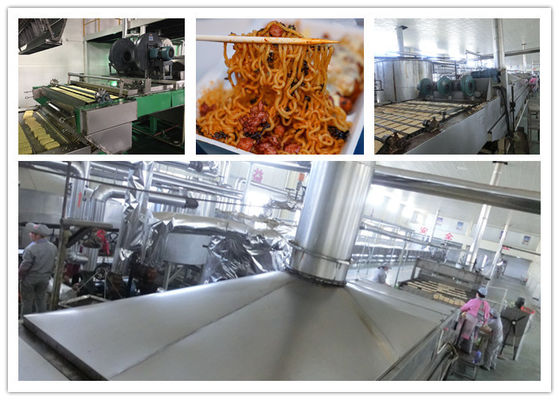China Besonders anfertigen der gebratenen sofortige Imbiss-Nudel-Produktionsmaschine-lärmarmen Produktion fournisseur