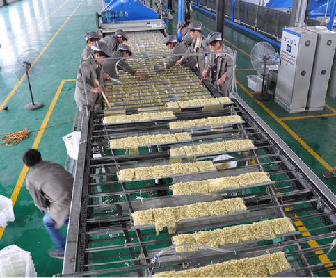 HERSTELLER-Fertigungsstraße-Maschine Chinas automatische gebratene sofortige Herstellungs fournisseur